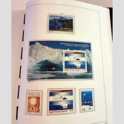 FRIM�RKER GR�NLAND | SAMLING + LAGER | Fin samling i Stender med meget postfrisk + noget lager  