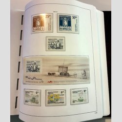 FRIM�RKER GR�NLAND | SAMLING + LAGER | Fin samling i Stender med meget postfrisk + noget lager  