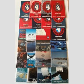 FRIM�RKER GR�NLAND | �rsmapper �r 1978-2000 komplet (24 stk.) - Postfrisk