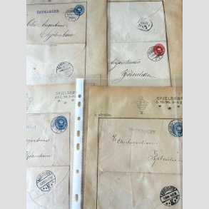 FRIM�RKER DANMARK | HELSAGER | Gl. samling p�ne helsager med alle fra f�r �r 1900 - Se billeder