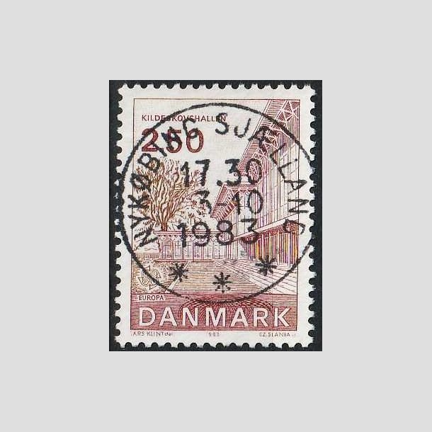 FRIMRKER DANMARK | 1983 - AFA 778 - EU Bygningskunst - 2,50 Kr. rd/rdbrun - Pragt Stemplet