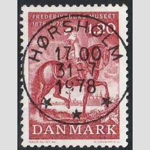 FRIM�RKER DANMARK | 1978 - AFA 656 - Frederiksborgmuseet 100 �r - 1,20 Kr. - Pragt Stemplet H�rsholm