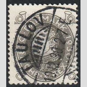 FRIMRKER DANMARK | 1930 - AFA 188 - Chr. X 60 r 8 re gr - Prag Stemplet Taulov