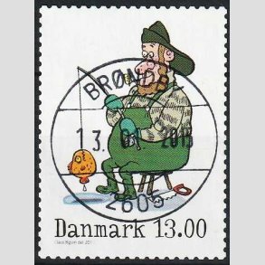 FRIM�RKER DANMARK | 2011 - AFA 1685 - Vintereventyr - 13,00 Kr. flerfarvet - Pragt Stemplet