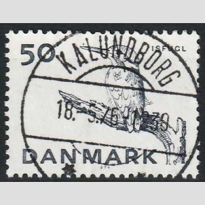 FRIM�RKER DANMARK | 1975 - AFA 601 - Truede dyr - 50 �re gr�bl� - Pragt Stemplet Kalundborg