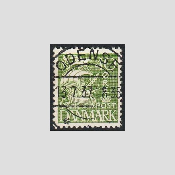 FRIMRKER DANMARK | 1933 - AFA 208 - Karavel 40 re grn Type I - Lux Stemplet Odense