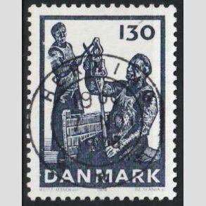 FRIMRKER DANMARK | 1976 - AFA 629 - Dansk glasproduktion - 130 re mrkbl - Pragt Stemplet Herning