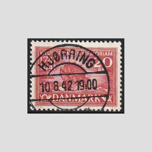 FRIMRKER DANMARK | 1941 - AFA 271 - Vitus Bering 20 re rd - Lux Stemplet Hjrring