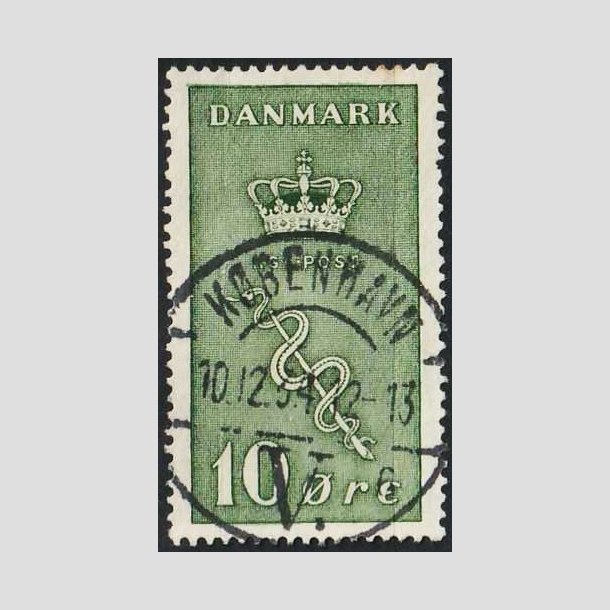 FRIMRKER DANMARK | 1929 - AFA 178 - 10+5 re grn Krftfrimrke - Lux Stemplet 