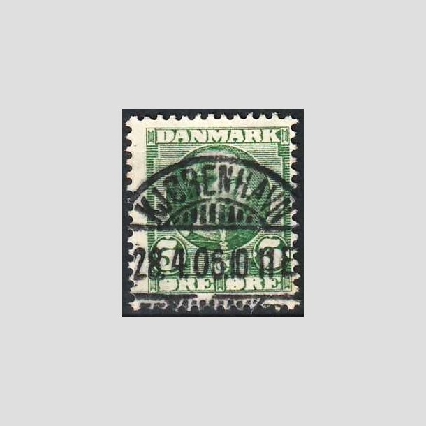 FRIMRKER DANMARK | 1905-06 - AFA 52 - Chr. IX 5 re grn - Lux Stemplet