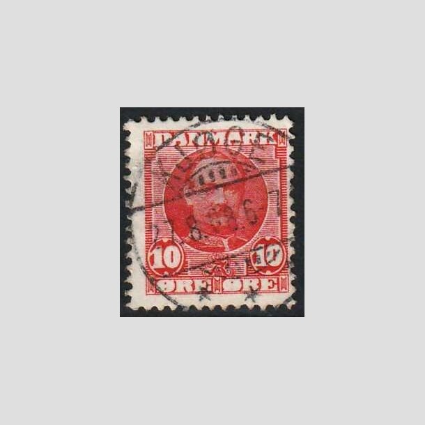 FRIMRKER DANMARK | 1907 - AFA 55 - Frederik VIII 10 re rd - Lux Stemplet Kjge