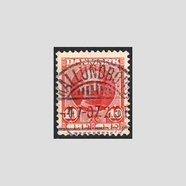 FRIMRKER DANMARK | 1907 - AFA 55 - Frederik VIII 10 re rd - Lux Stemplet Kallundborg