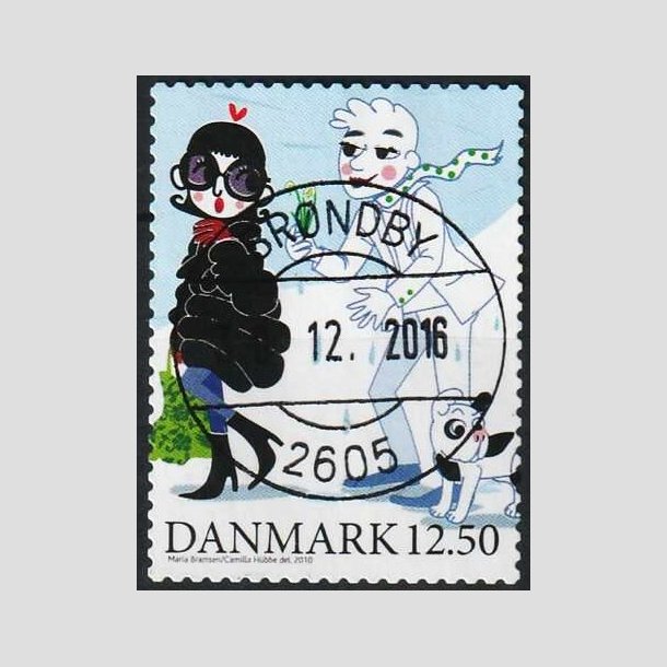 FRIMRKER DANMARK | 2010 - AFA 1639E - Vintereventyr - 12,50 Kr. flerfarvet - Pragt Stemplet