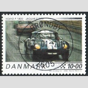 FRIM�RKER DANMARK | 2006 - AFA 1472 - Klassiske racerbiler - 10,00 Kr. Jaguar E - Pragt Stemplet