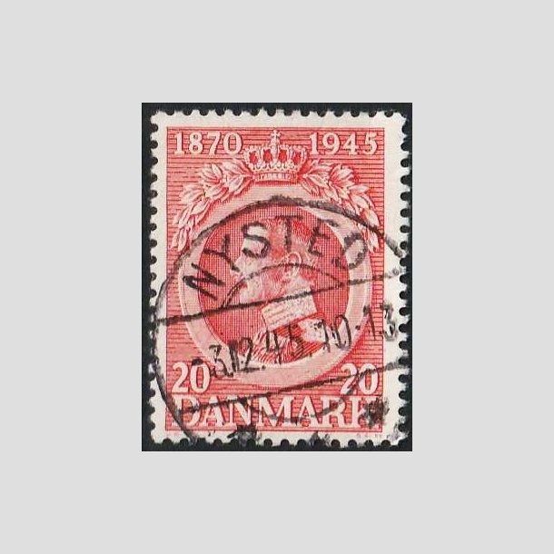 FRIMRKER DANMARK | 1945 - AFA 291 - Chr. X 75 r 20 re rd - Pragt Stemplet Nysted