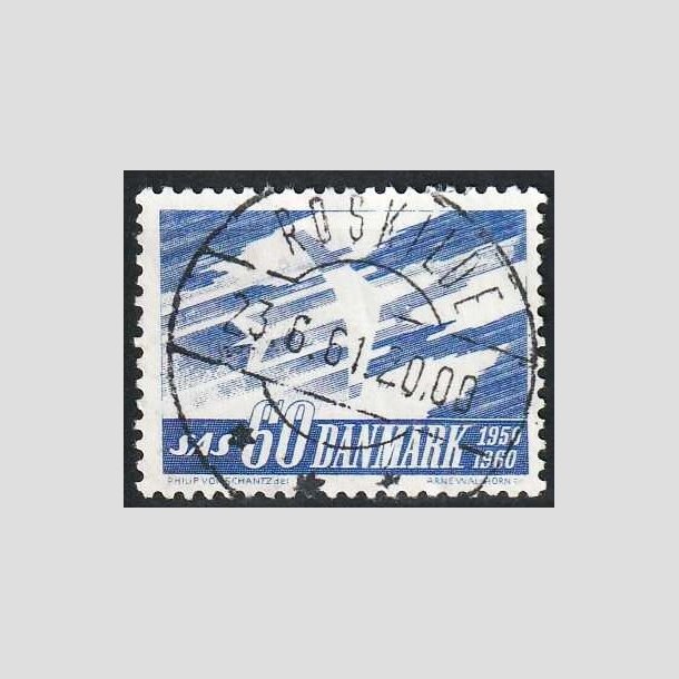 FRIMRKER DANMARK | 1961 - AFA 391 - SAS 10 rs jubilum - 60 re bl - Lux Stemplet