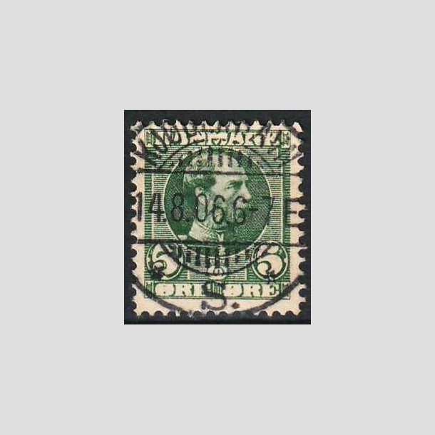 FRIMRKER DANMARK | 1905-06 - AFA 52 - Chr. IX 5 re grn - Lux Stemplet