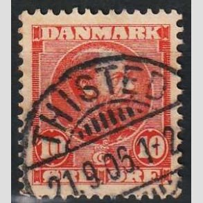 FRIMRKER DANMARK | 1905-06 - AFA 53 - Chr. IX 10 re rd - Pragt Stemplet Thisted