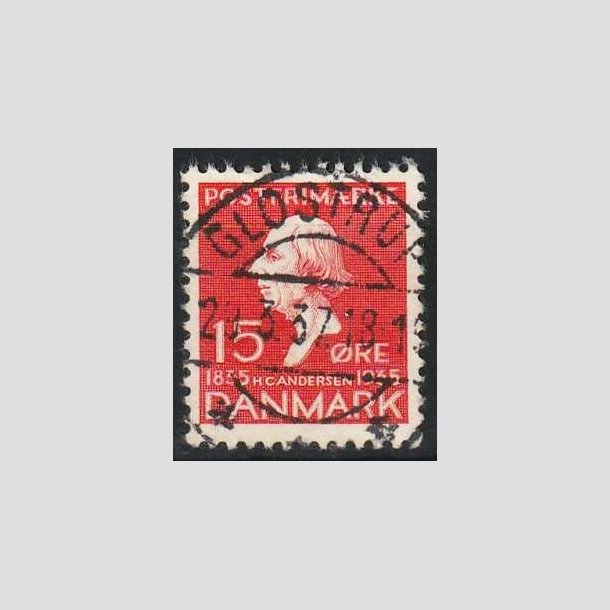 FRIMRKER DANMARK | 1935 - AFA 226 - H. C. Andersen 15 re rd - Lux Stemplet Glostrup