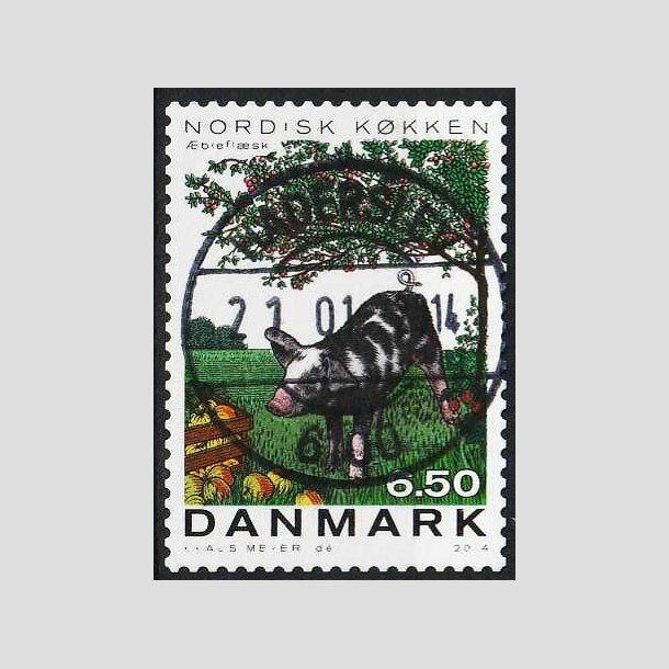 FRIMRKER DANMARK | 2013 - AFA 1764 - Nordisk kkken - 6,50 Kr. flerfarvet - Pragt Stemplet