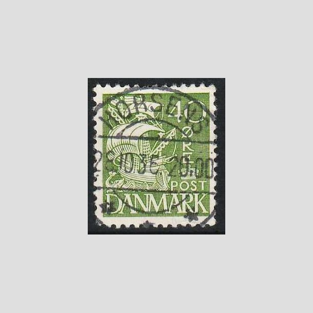 FRIMRKER DANMARK | 1933 - AFA 208 - Karavel 40 re grn Type I - Lux Stemplet Horsens