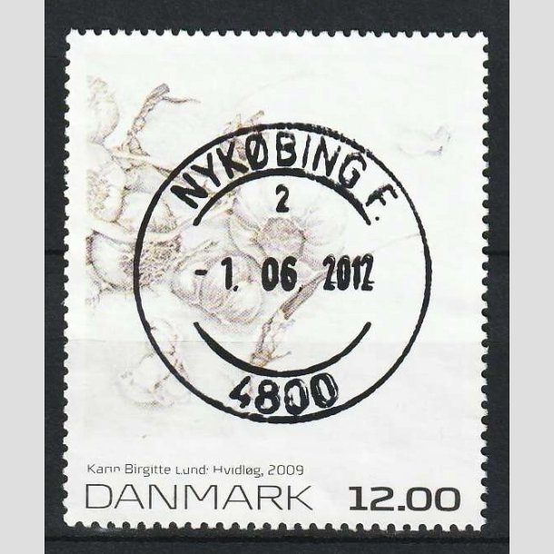 FRIMRKER DANMARK | 2009 - AFA 1594 - Frimrkekunst 13. - 12,00 Kr. flerfarvet - Pragt Stemplet