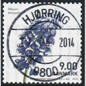 FRIM�RKER DANMARK | 2014 - AFA 1767 - For�rsblomster - 9,00 Kr. flerfarvet - Pragt Stemplet