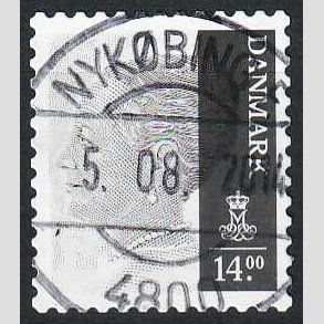 FRIMRKER DANMARK | 2012 - AFA 1688 - Dronning Margrethe II - 14,00 Kr. gr - Pragt Stemplet