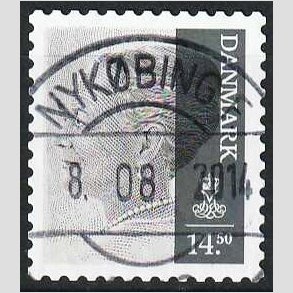 FRIMRKER DANMARK | 2013 - AFA 1725 - Dronning Margrethe - 14,50 Kr. gr - Pragt Stemplet