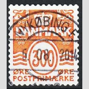 FRIMRKER DANMARK | 2010 - AFA 1610E - Blgelinie - 300 re gulorange - Pragt Stemplet 