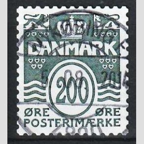 FRIM�RKER DANMARK | 2010 - AFA 1447E - B�lgelinie - 200 �re olivengr�n - Pragt Stemplet 