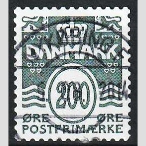 FRIMRKER DANMARK | 2010 - AFA 1447E - Blgelinie - 200 re olivengrn - Pragt Stemplet 