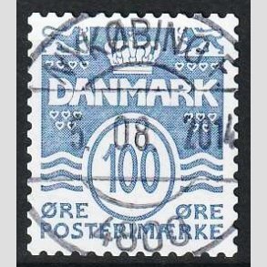 FRIM�RKER DANMARK | 2010 - AFA 1446E - B�lgelinie - 100 �re bl� - Lux Stemplet