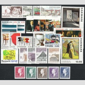 FRIMRKER DANMARK | 1997 - Postfriske vrdier - rgang 1997 komplet - Postfrisk 