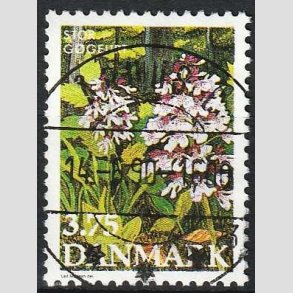FRIMRKER DANMARK | 1990 - AFA 972 - Dansk flora - 3,75 Kr. flerfarvet - Pragt Stemplet 