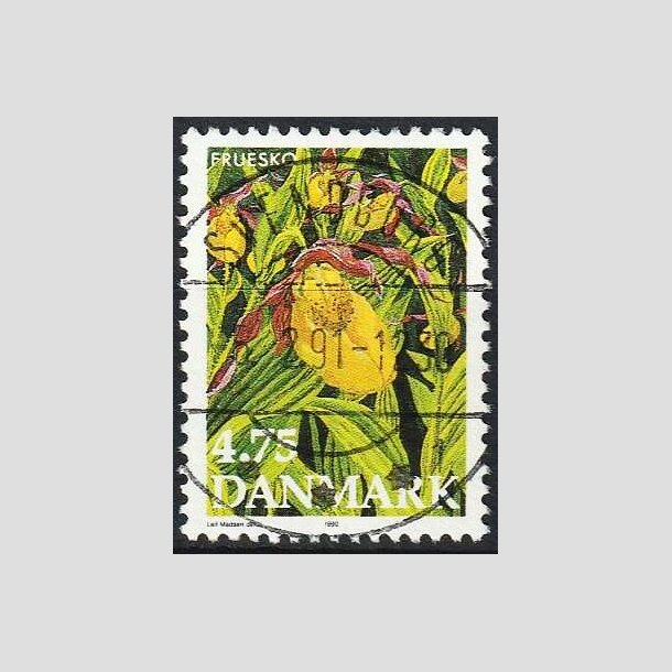 FRIMRKER DANMARK | 1990 - AFA 973 - Dansk flora - 4,75 Kr. flerfarvet - Lux Stemplet Svendborg