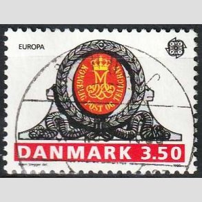 FRIMRKER DANMARK | 1990 - AFA 964 - Europamrker - 3,50 Kr. flerfarvet - Lux Stemplet