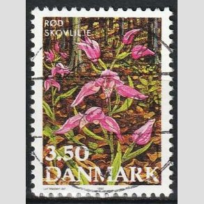FRIMRKER DANMARK | 1990 - AFA 971 - Dansk flora - 3,50 Kr. flerfarvet - Pragt Stemplet