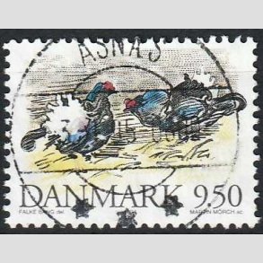 FRIM�RKER DANMARK | 1994 - AFA 1079 - Truede danske dyr - 9,50 Kr. Urfugl - Pragt Stemplet