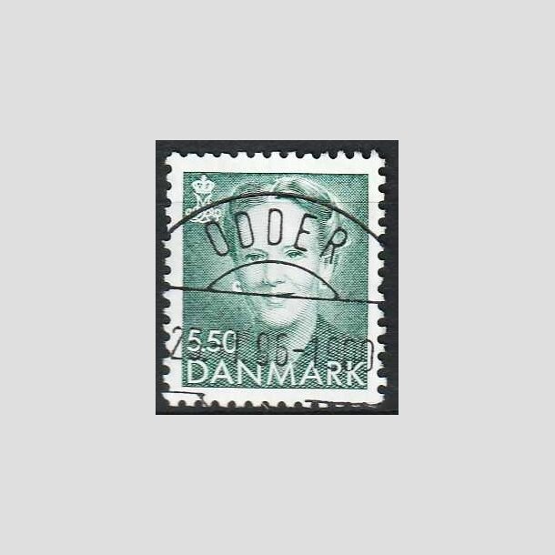 FRIMRKER DANMARK | 1994 - AFA 1059 - Dronning Margrethe - 5,50 Kr. grn - Lux Stemplet