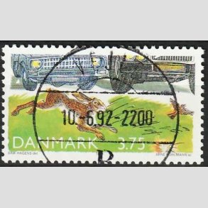 FRIM�RKER DANMARK | 1992 - AFA 1020 - Natur, milj� og udvikling - 3,75 Kr. - Pragt Stemplet