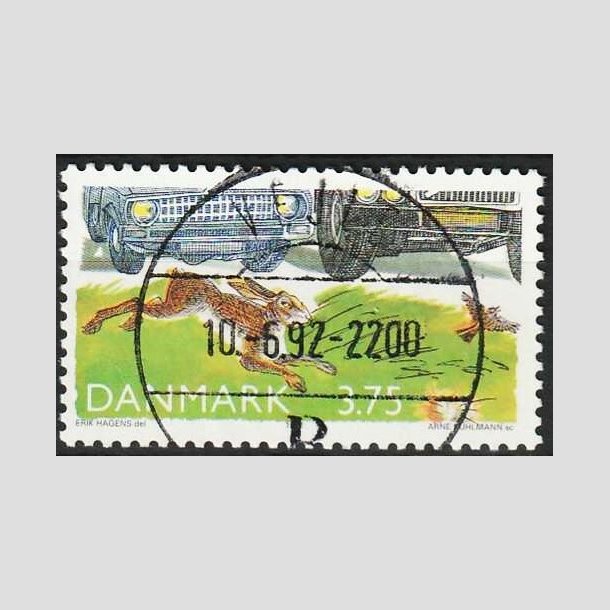 FRIMRKER DANMARK | 1992 - AFA 1020 - Natur, milj og udvikling - 3,75 Kr. - Pragt Stemplet