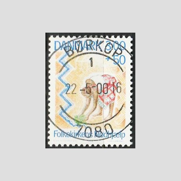 FRIMRKER DANMARK | 1988 - AFA 907 - Folkekirkens Ndhjlp - 3,00 Kr. + 50 re - Pragt Stemplet