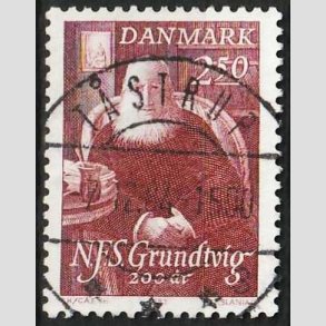 FRIMRKER DANMARK | 1983 - AFA 787 - N.F.S Grundtvigs - 2,50 Kr. rd - Pragt Stemplet 
