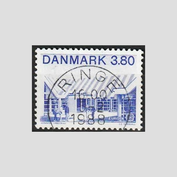 FRIMRKER DANMARK | 1987 - AFA 883 - Europamrker - 3,80 Kr. bl - Pragt Stemplet