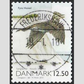 FRIMRKER DANMARK | 2010 - AFA 1602E - Danmarks natur - 12,50 Kr. - Lux Stemplet Frederikshavn