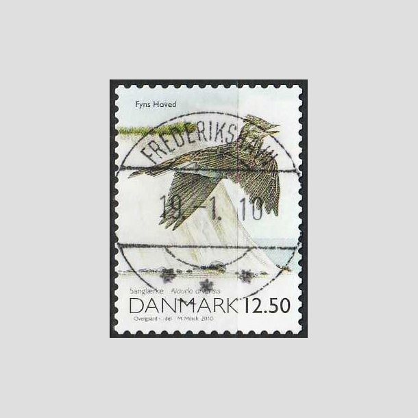 FRIMRKER DANMARK | 2010 - AFA 1602E - Danmarks natur - 12,50 Kr. - Lux Stemplet Frederikshavn