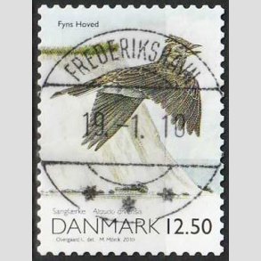 FRIMRKER DANMARK | 2010 - AFA 1602E - Danmarks natur - 12,50 Kr. - Lux Stemplet Frederikshavn