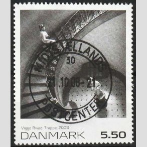 FRIMRKER DANMARK | 2008 - AFA 1554 - Frimrkekunst 11. - 5,50 Kr. flerfarvet - Pragt Stemplet 