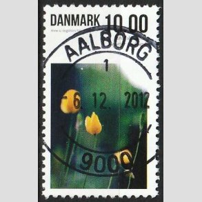 FRIM�RKER DANMARK | 2011 - AFA 1666A - Sommerens blomster - 10,00 Kr. flerfarvet - Pragt Stemplet